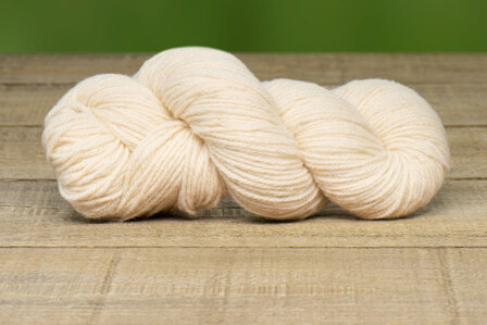 Gezwirntes Strickgarn LL 183 m - Rouge de l'Ouest (Creme)