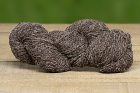 Gezwirntes Strickgarn LL 183 m - Blaue Texelschaf (Naturgrau)