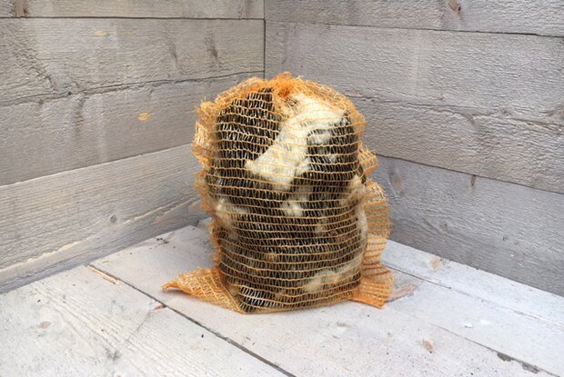 200 g Basiswolle / Füllwolle - gewaschen (Gemischt)